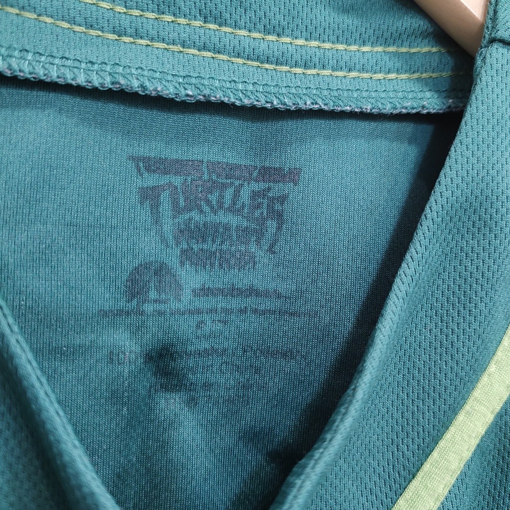 Teenage Mutant Ninja Turtles Green Boys Baseball Jersey Shirt Shorts Sz 6/7 TNT - Picture 7 of 9